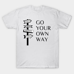 Chart Your Own Course T-Shirt